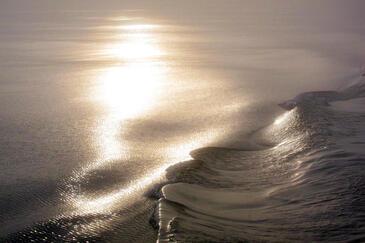 Water reflections, Northeast Greenland © Etienne Pierart
